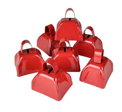 Cowbell Noisemakers Set